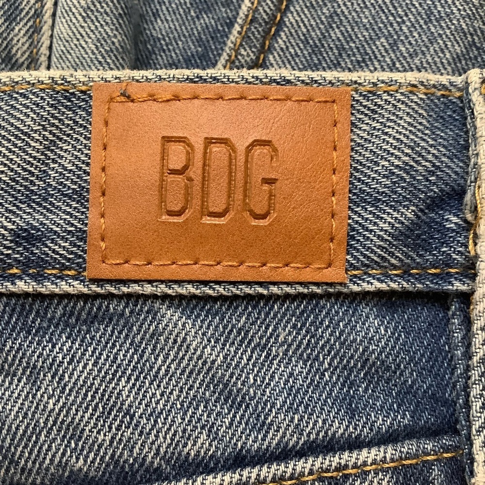 URBAN OUTFITTERS BDG Slim Straight Jeans High Rise Blue Cotton 27 - Picture 9 of 13